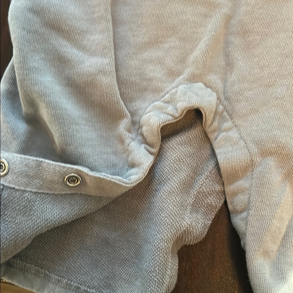 Hanna Andersson Gray Hooded Baby Romper with Dinosaur Design - Picture 5 of 7